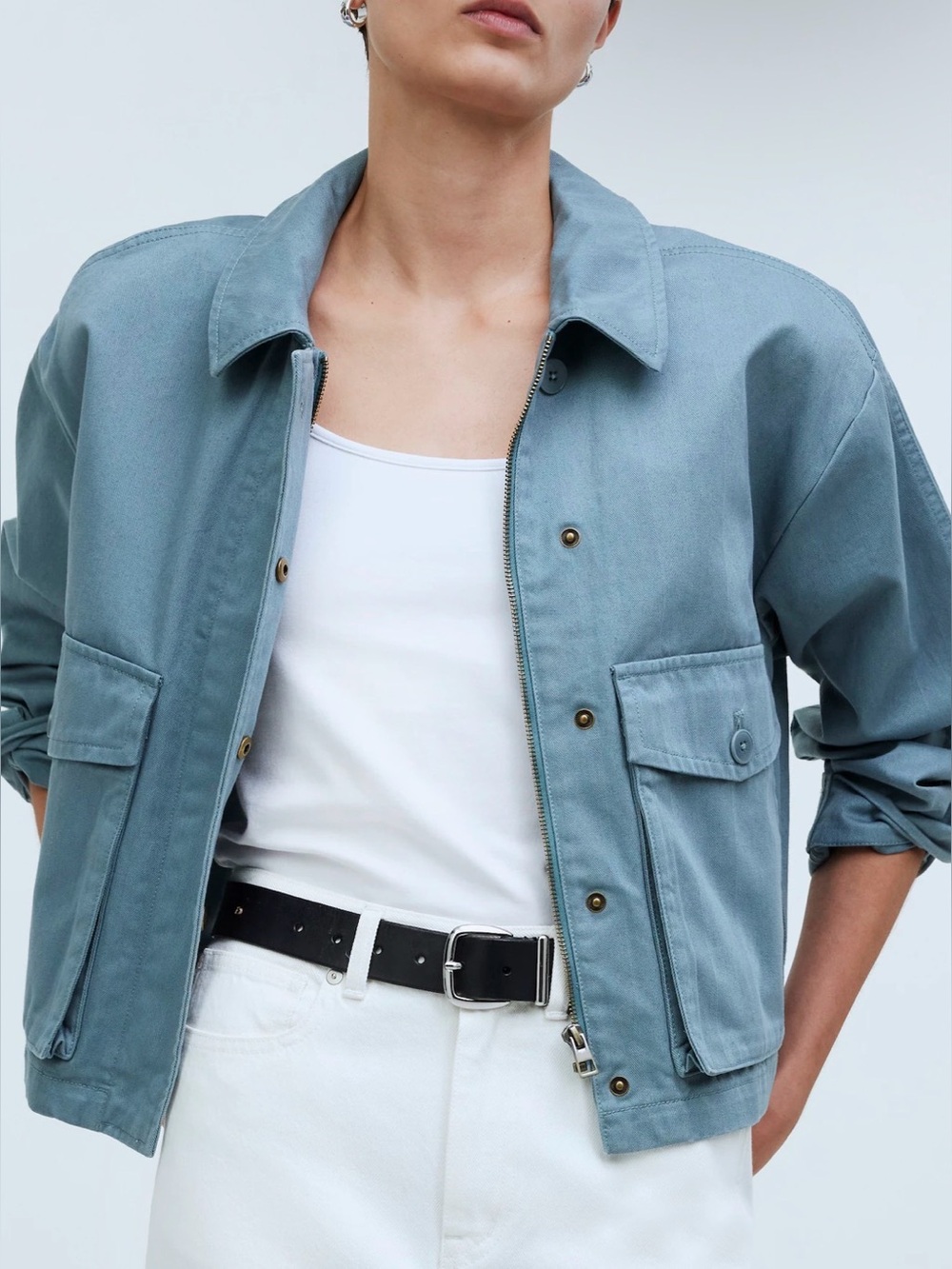 Madewell Cropped Cargo Jacket
